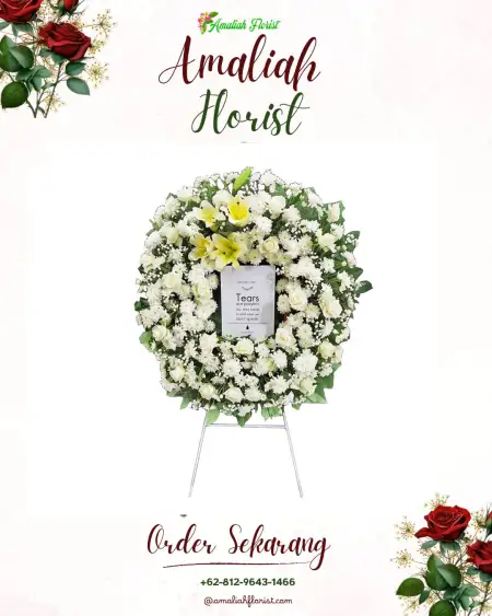 Krans Bunga Duka Sinar Rejeki